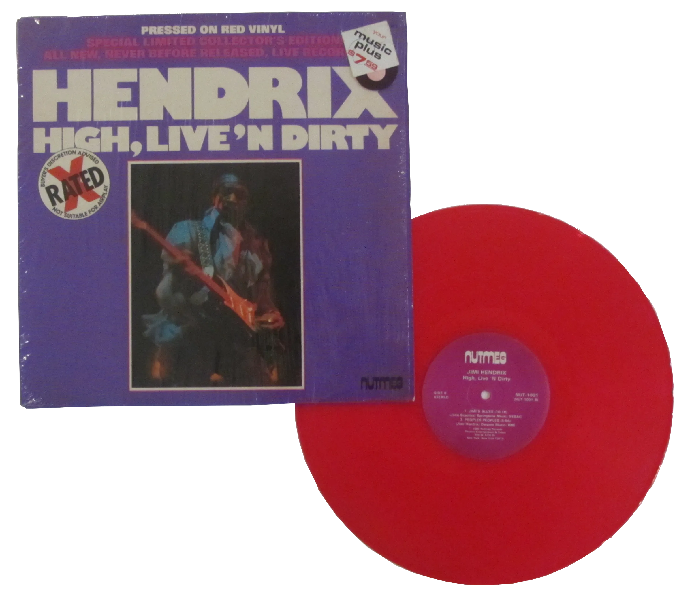 Jimi Hendrix - High, Live 'n Dirty