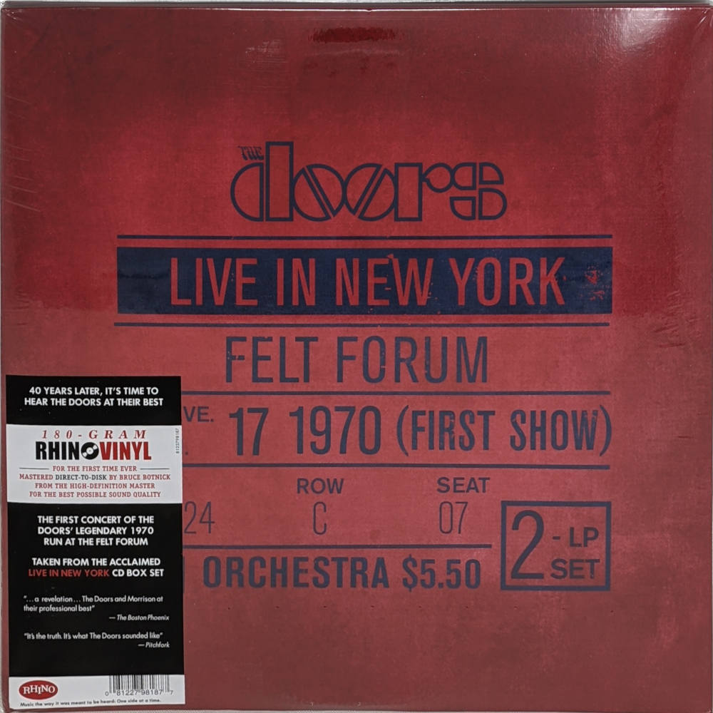 Live in New York, Felt Forum The first Felt Forum