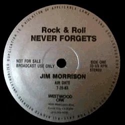 Rock & Roll Never Forgets - Jim Morrison