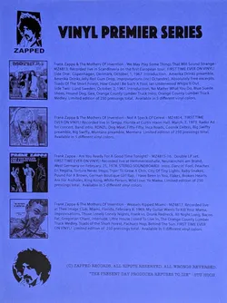 Blue insert back page