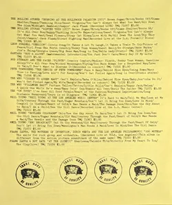 Yellow Insert - Back cover