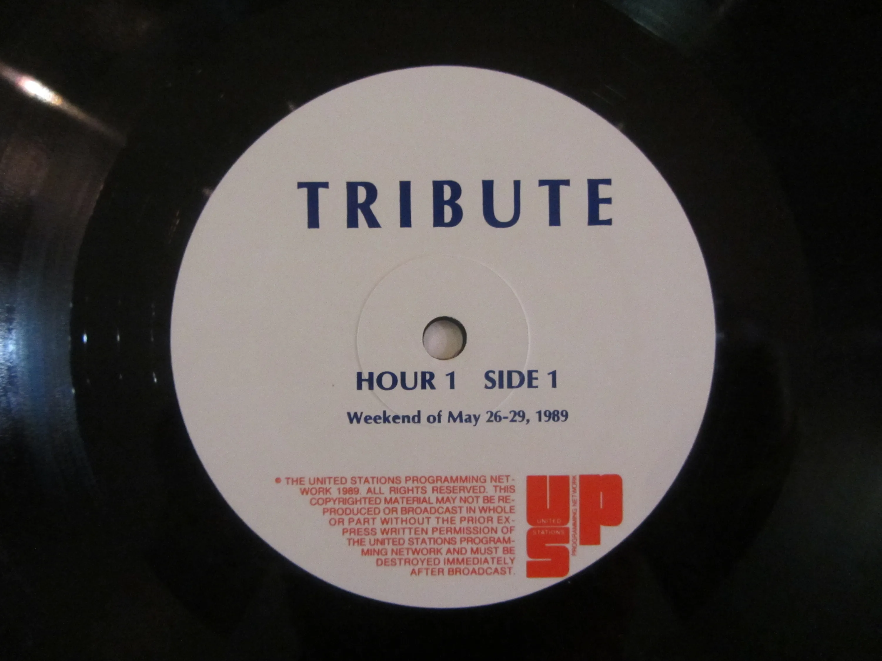 Disc one, Side one
