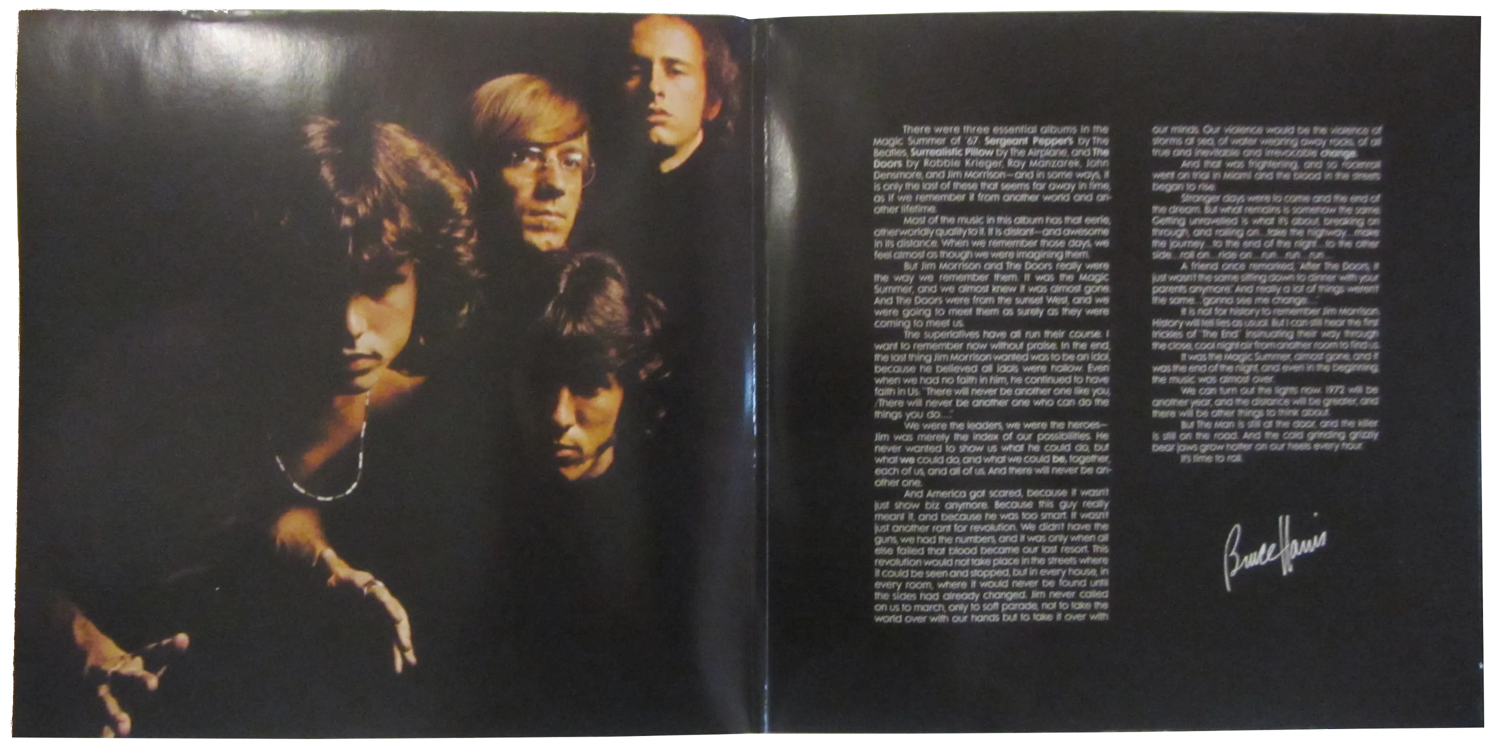 Inside gatefold
