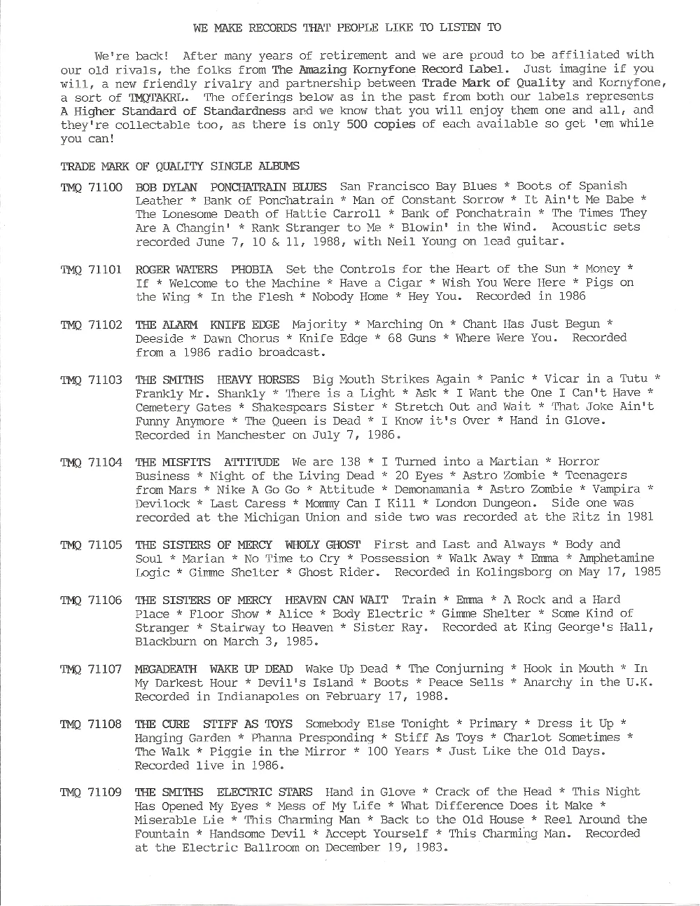 TMOQ catalog insert